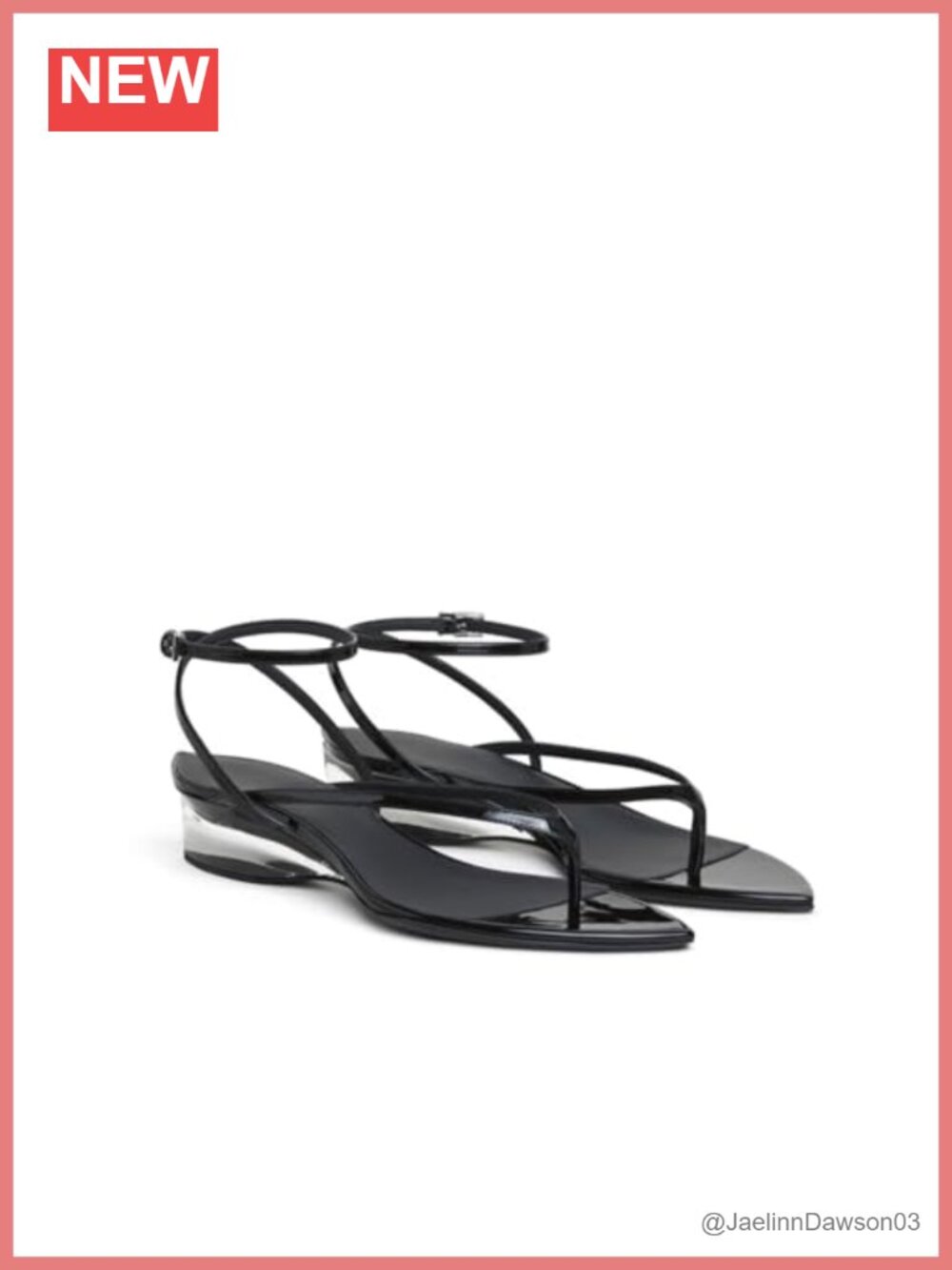 Strappy Thong Sandals Kitten Heel Pointed Toe Ankle Strap Dress Sandals Wedding